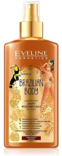 Eveline Cosmetics Brazilian body samoopaľovací sprej 5v1 150 ml