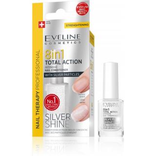 Eveline Cosmetics Nail Therapy Regenerátor nechtov SILVER SHINE 8v1 12 ml