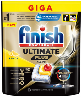 Finish Ultimate Plus All in 1 Lemon Tablety do umývačky riadu 90 ks