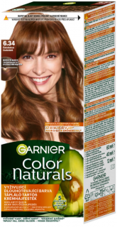 Garnier Color Naturals permanentná farba na vlasy s vyživujúcimi olejmi 6.34 chocolate 40 ml