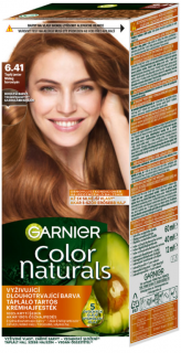 Garnier Color Naturals permanentní barva na vlasy s vyživujícími oleji 6.41 Sweet Amber 40 ml