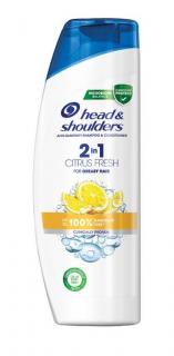 Head  Shoulders Citrus Fresh 2 v 1 Šampón Proti Lupinám 360 ml