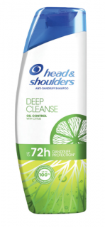 Head  Shoulders Deep Cleanse Oil Control with Citrus šampón na vlasy proti lupinám 300 ml