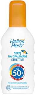 Helios Herb spray na opalovanie sensitív SPF50 200 ml