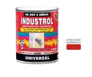 INDUSTROL 8140 SVETLO ČERVENÁ 0,75 L