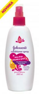 JOHNSONS BABY SPREJ NA ROZČESÁVANIE VLASOV SHINY DROPS 200 ML