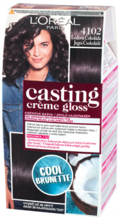 L’Oréal Casting Crème Gloss farba na vlasy 4102 Iced Chocolate