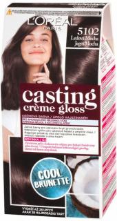 L’Oréal Casting Crème Gloss farba na vlasy 5102 Iced Mocha