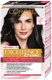 L'Oréal Excellence Créme 1.01 Temná sýta čierna