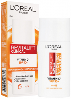 L'Oréal Revitalift Clinical Vitamin C Anti-UV Fluid Denný pleťový krém 50 ml