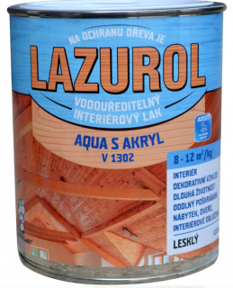 Lazurol Aqua S Akryl 0,6 Kg lesklý