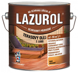 Lazurol S1080 terasový olej 2,5 l prírodný