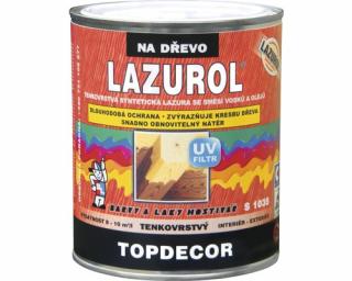 LAZUROL TOPDECOR S 1035 / T 020 - gaštan 0,75l, LAZUROL TOPDECOR gaštan, 0,75l, lazur