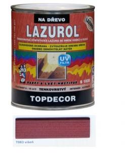 LAZUROL TOPDECOR S 1035 / T 083 - višňa 0,75l
