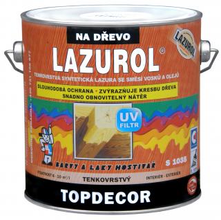 LAZUROL TOPDECOR S 1035 / T 083 - višňa 2,5l, 2,5l, lazur