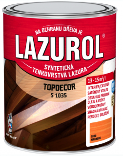 Lazurol Topdecor S1035 0,75 l mahagón