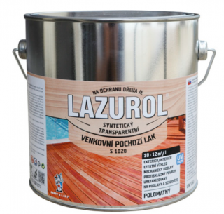 Lazurol Vonkajší podlahový lak S1020 2,5 l