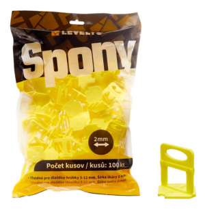 LEVELYS Spony 2mm 100ks/bal.