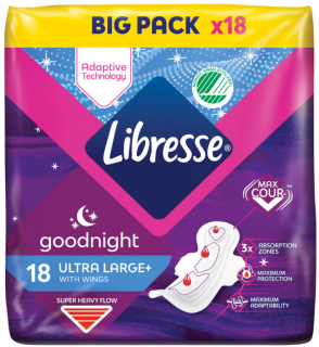 Libresse goodnight Ultra Large+ 18 ks