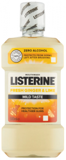 Listerine Ústna voda Fresh Ginger  Lime Mild Taste 500 ml