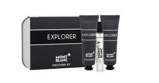 Montblanc Explorer EDT 7,5 ml + balzam po holení 30 ml + sprchový gél 30 ml darčeková sada