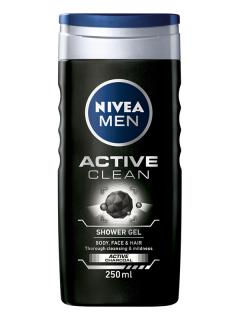 NIVEA FOR MEN SPRCHOVÝ GÉL  ACTIVE CLEAN 250ML