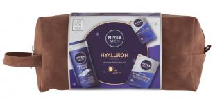 NIVEA Men Hyaluron Darčeková súprava - Balzam po holení Hyaluron 100 ml + Hydratačný pleťový krém Hyaluron 50 ml + sprchový gél Protect 250 ml