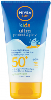 Nivea Protect  Play dětské mlieko na opaľovanie SPF50+ 150 ml