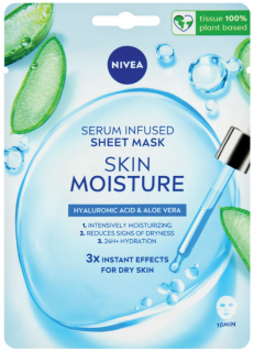 Nivea Skin Moisture hydratačná textilná maska 1 ks