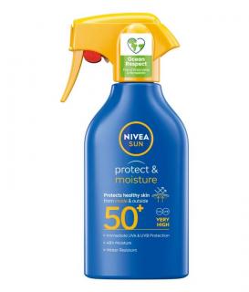 Nivea Sun hydratačný sprej na opaľovanie pump OF 50+ 270 ml