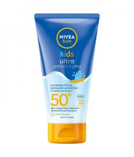 Nivea Sun Kids Protect  Play OF50 Vodoodolné mlieko na opaľovanie pre deti 150 ml