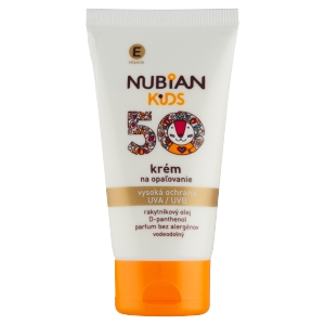 Nubian Kids krém na opaľovanie SPF50 v tube 50 g