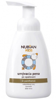 Nubian Kids umývacia pena po opaľovaní 250 ml