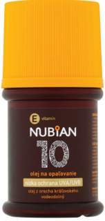 Nubian olej na opaľovanie SPF10 60 ml