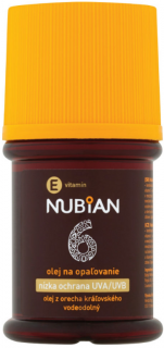 Nubian olej na opaľovanie SPF6 60 ml