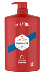 Old Spice sprchovací gél a šampón Whitewater 1 l