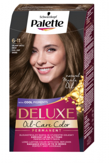 Palette Deluxe farba na vlasy Oil-Care Color 6-11 Chladný svetlo hnedý