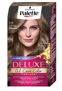Palette Deluxe farba na vlasy Oil-Care Color 7-11 Chladná stredná blond