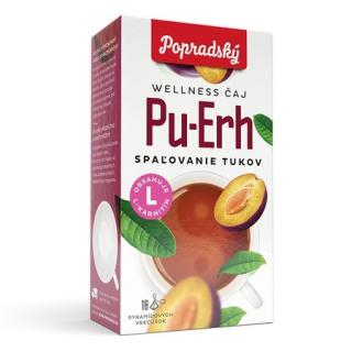 POPRADSKÝ ČAJ WELNESS PU-ERH SPAĽOVANIE TUKOV 27 G