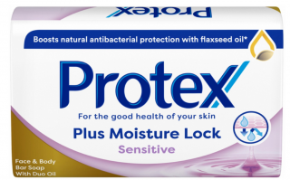 Protex Plus Moisture Lock Sensitive hydratačné toaletné mydlo pre citlivú pokožku 90 g