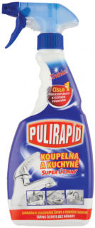 Pulirapid Kúpeľňa a kuchyne odstraňovač vodného kameňa rozprašovač 500 ml