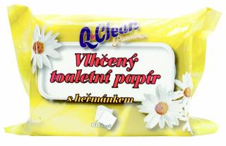 Q-CLEAN VLHČENÝ TOALETNÝ PAPIER HARMANČEK 60 KS