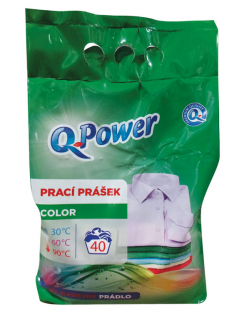 Q-Power prací prášok na farebné prádlo 40 PD