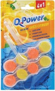 Q-Power WC blok Svieži citrus 2 ks