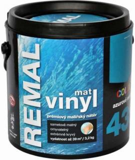 Remal vinyl color mat azúrovo modrá 3,2 kg