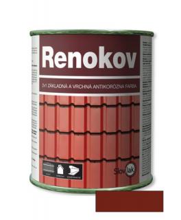 Renokov antikorózna farba 2v1 farba na strechy 840 červenohnedý 0,75 l