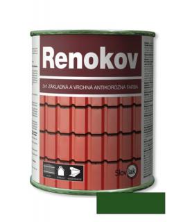 Renokov zelený 0,75kg - antikorózna farba na kov