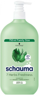 Schauma 7 Herbs Freshness šampón 750 ml