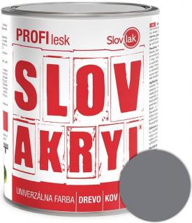 Slovakryl Profi Lesk antracit 1190/RAL7016 0,75kg