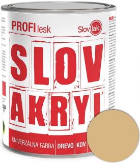 Slovakryl Profi Lesk béžový 6030/RAL1015 0,75kg